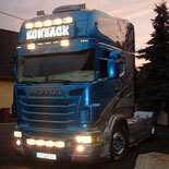 LKW am Abend